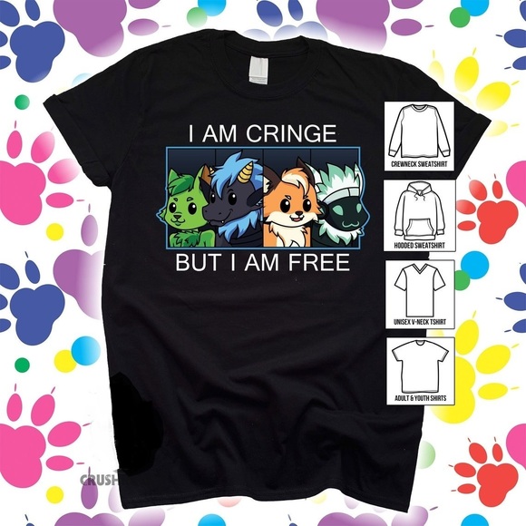 Furry Shirt, Furry Merch, Fursona Fandom Shirts - Picture 1 of 4